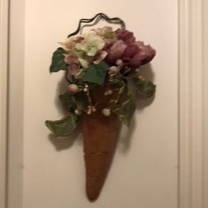 Purple Silk Wall Hanging Arrangement
